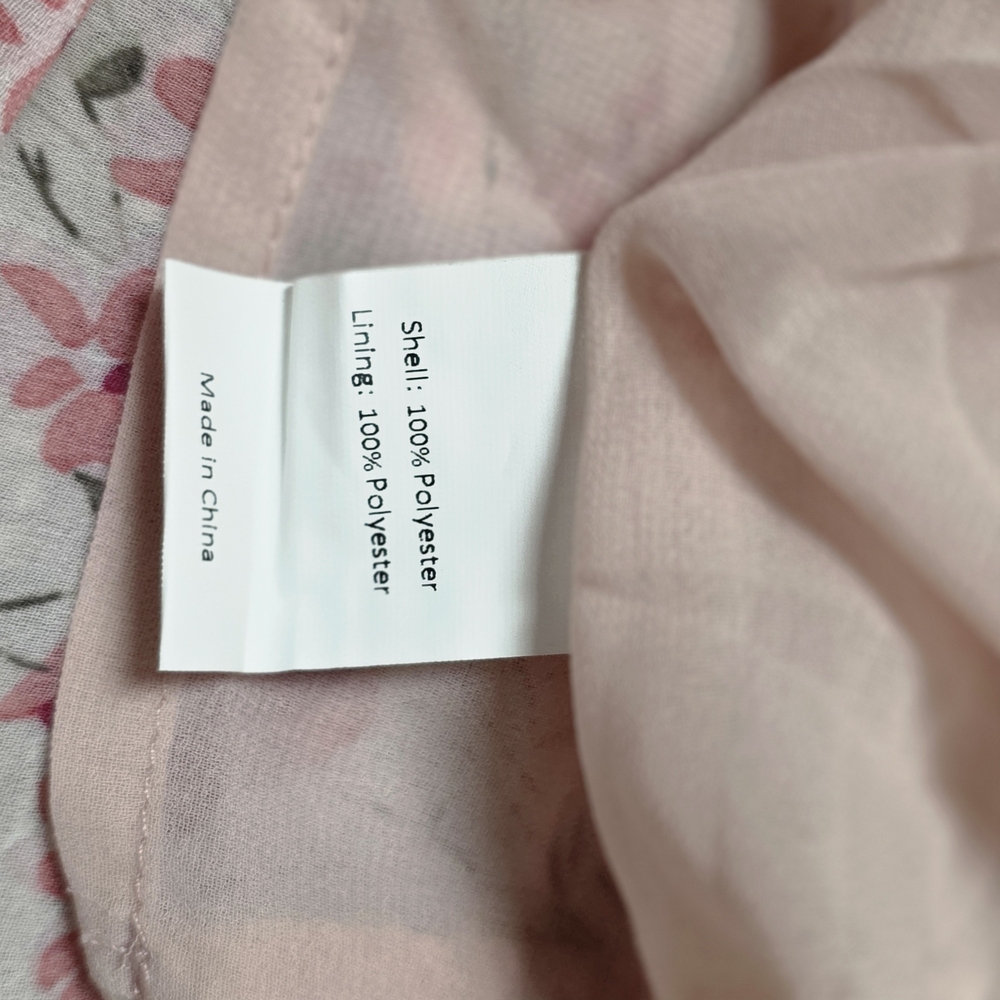 Allegra K Pink Floral Long Sleeve Dress - Picture 7 of 13